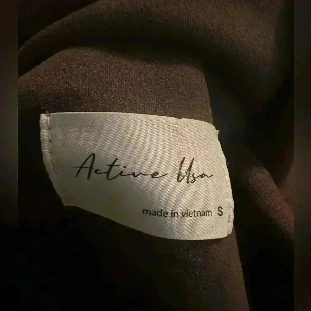 Active Usa cropped jacket Brown - Image 2