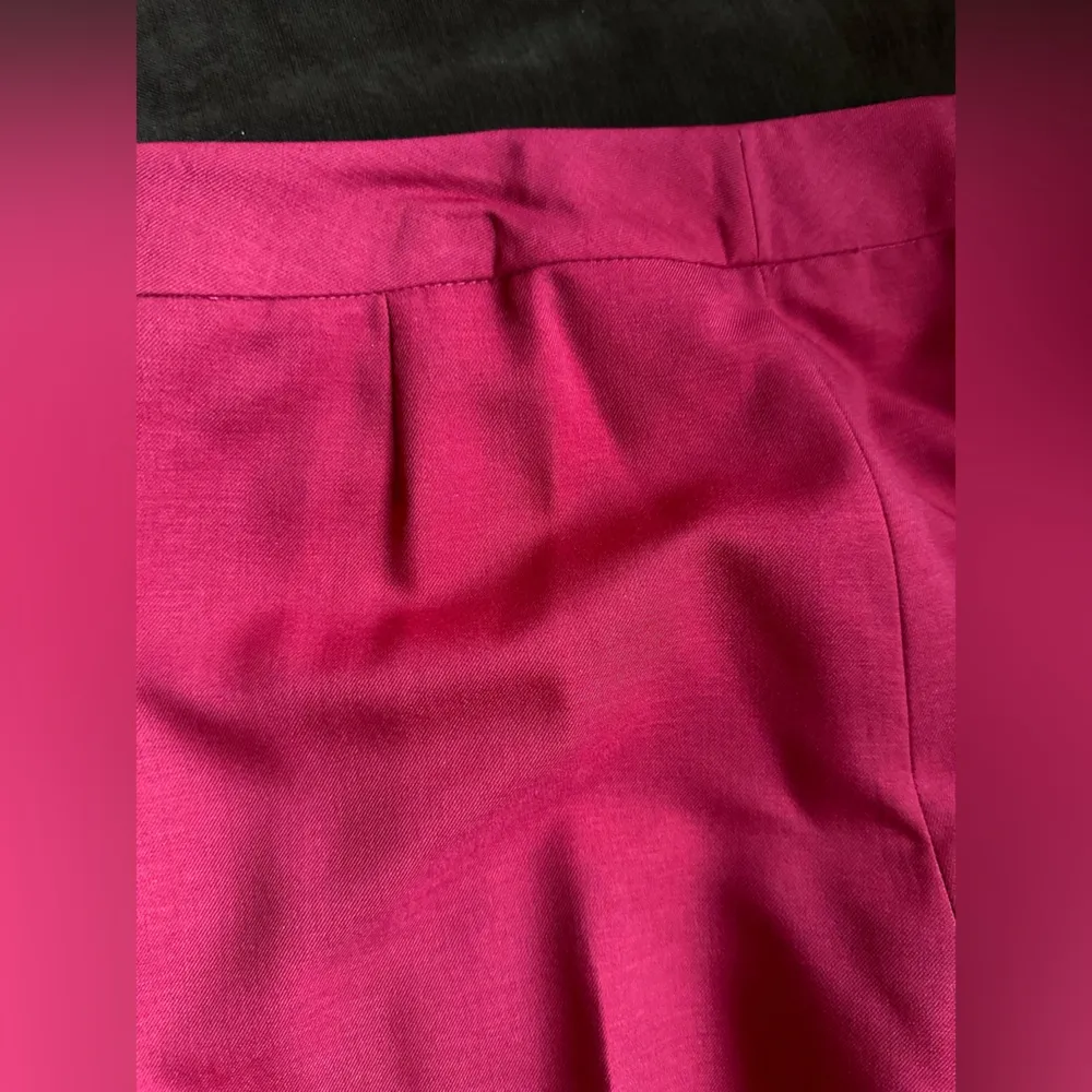 Jones Wear Essential Red NWT Crease In Front &.Back Wide & Straight  Leg Sz 6 - Image 4