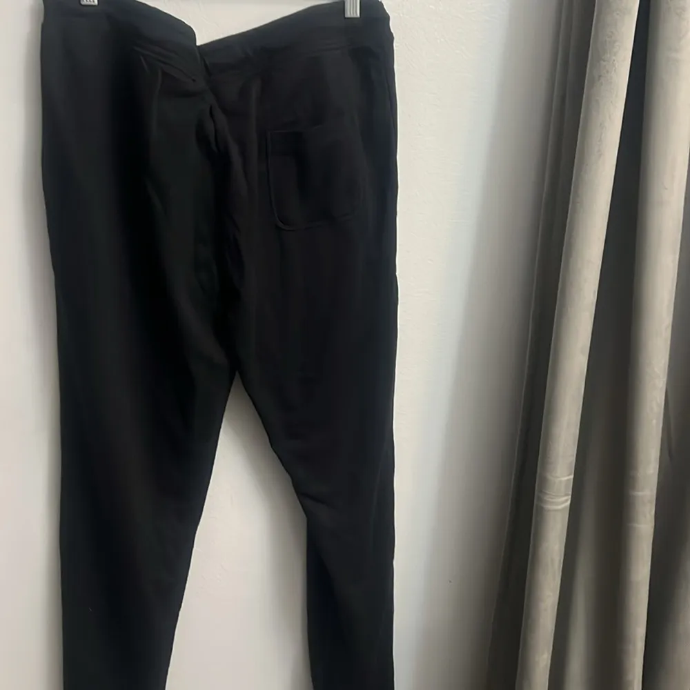 Active Black Sweatpants Joggers Pockets Women's XL NEW - Image 7