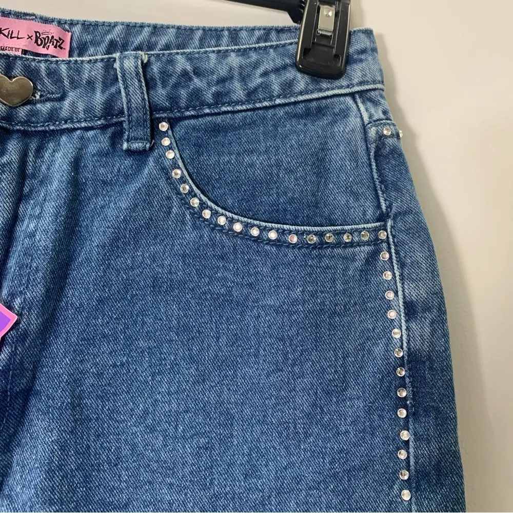 x Bratz jeans Y2K style embellished NWT - Image 7