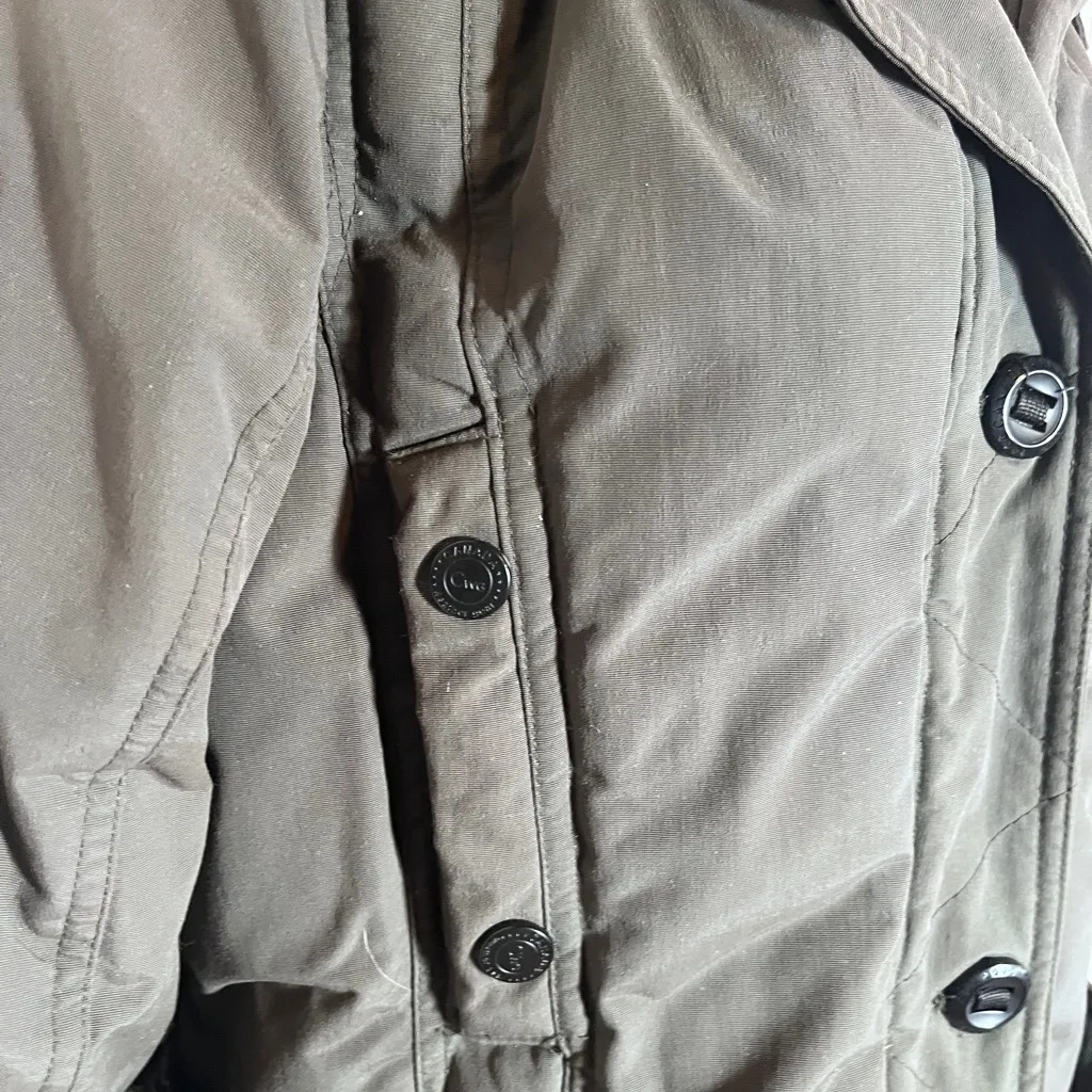 Canada Weathergear Womens Medium Dark Grey Parka Jacket Gray - Image 3