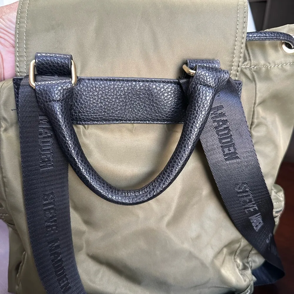 Steve Madden NWOT Nylon Army Green Backpack - Image 2