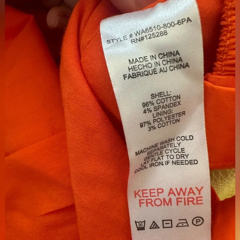 Jason Wu Orange Crop Top - Image 2