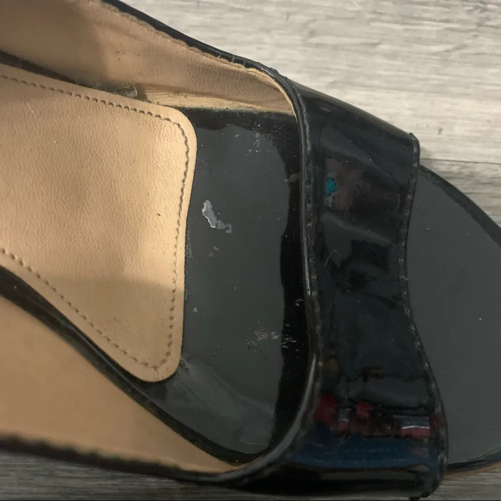 Franco Sarto Black Tan Heels; Size 9.5 Women’s - Image 7