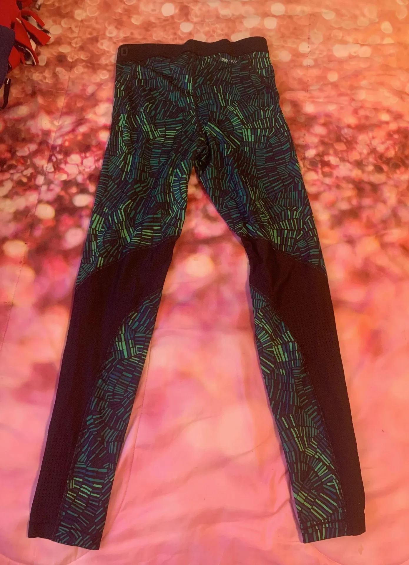 Pro Patterned Leggings Running Pants - Image 2