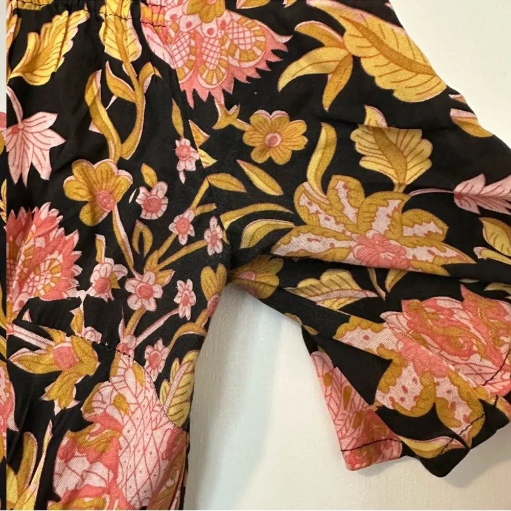 Soft Surroundings Marissa Tassel Tiered Floral Maxi Dress Womens 6 - Image 10