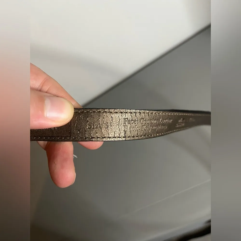 Banana Republic Madmen Cheetah Print Dyed Real Animal Fur Leather Vintage Belt S - Image 7