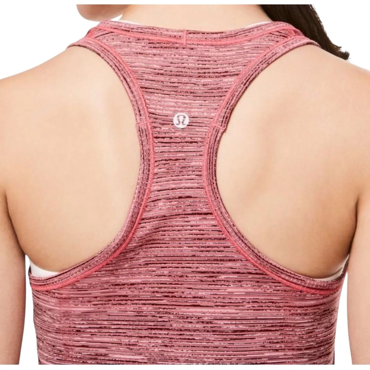 Lululemon Swiftly Tech 2.0 Racerback Tank Top Women's Ombre Red Black Activewear - Image 4