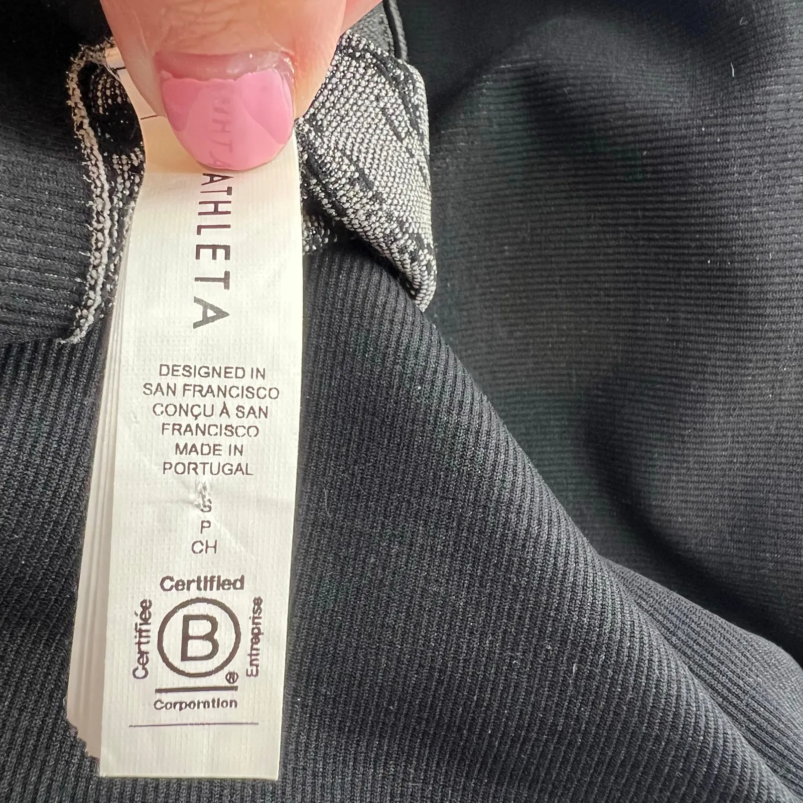 Athleta BUNDLE lot Aurora Shine tight Black & Cabernet Marble Seamless sz small - Image 13