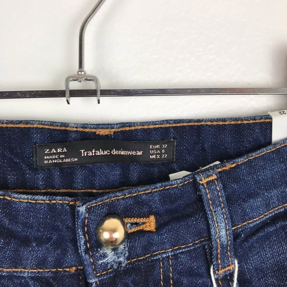 NWT zara embroidered cigarette jeans‎ - Image 4