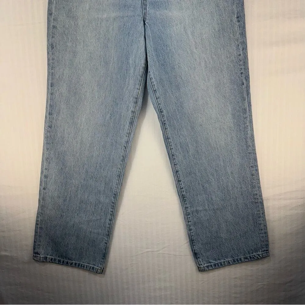 Blanc NYC The Baxter Denim Jeans Light Wash Women’s Size 6 Ribcage Straight Leg - Image 2