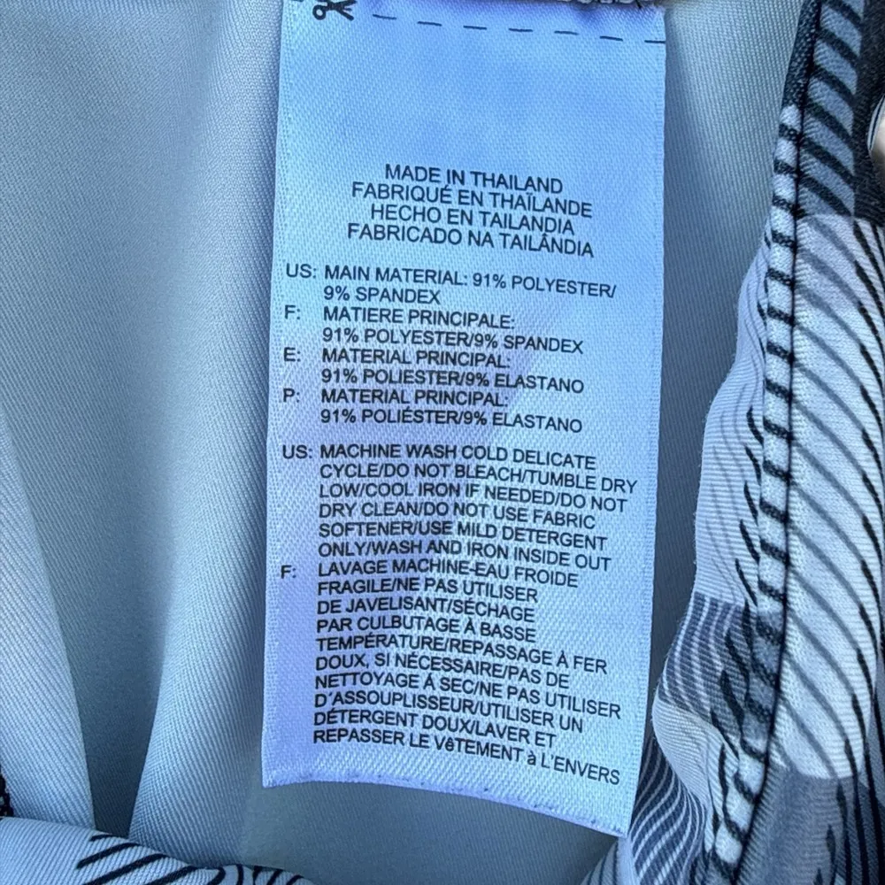 Reebok PlayDry Plaid Athletic Leggings S Moisture-Wicking Stretch Gym Pants - Image 5