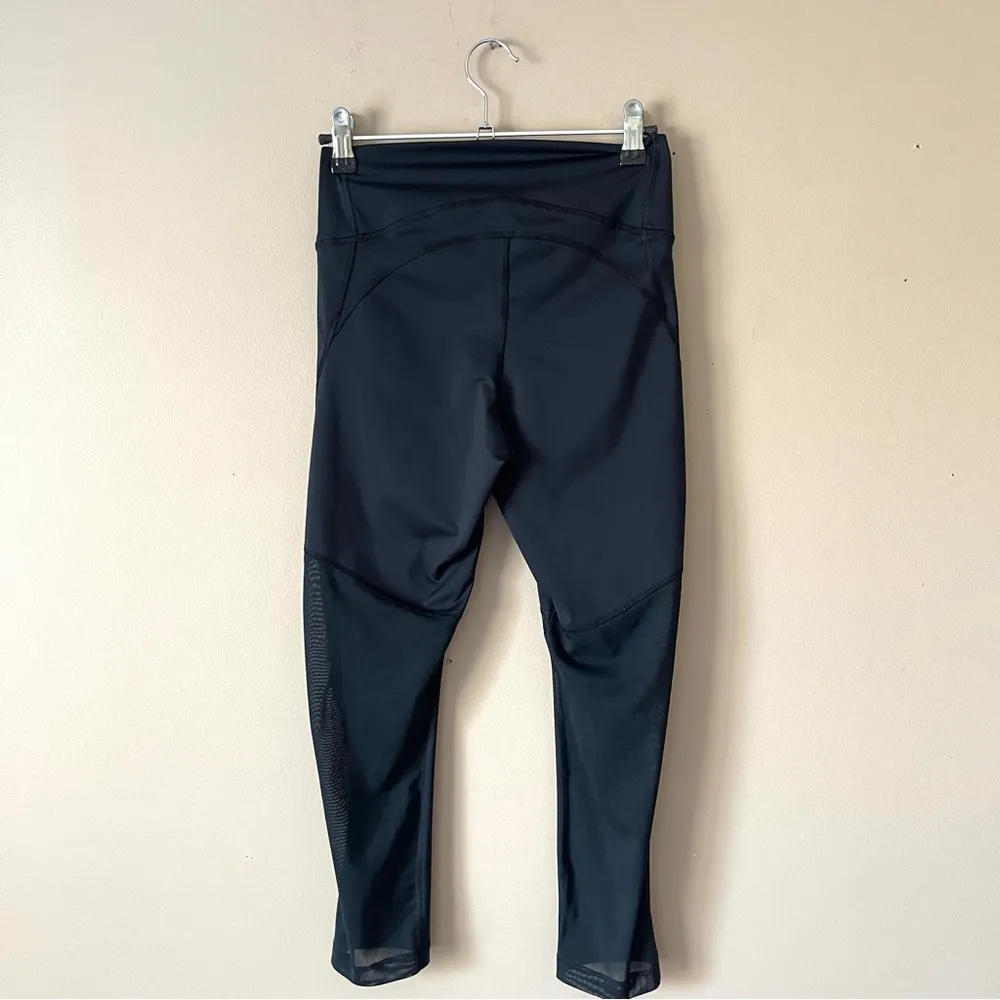 NIKE | Black Sheer Mesh Calf Full Length Leggings Sz S - Image 6