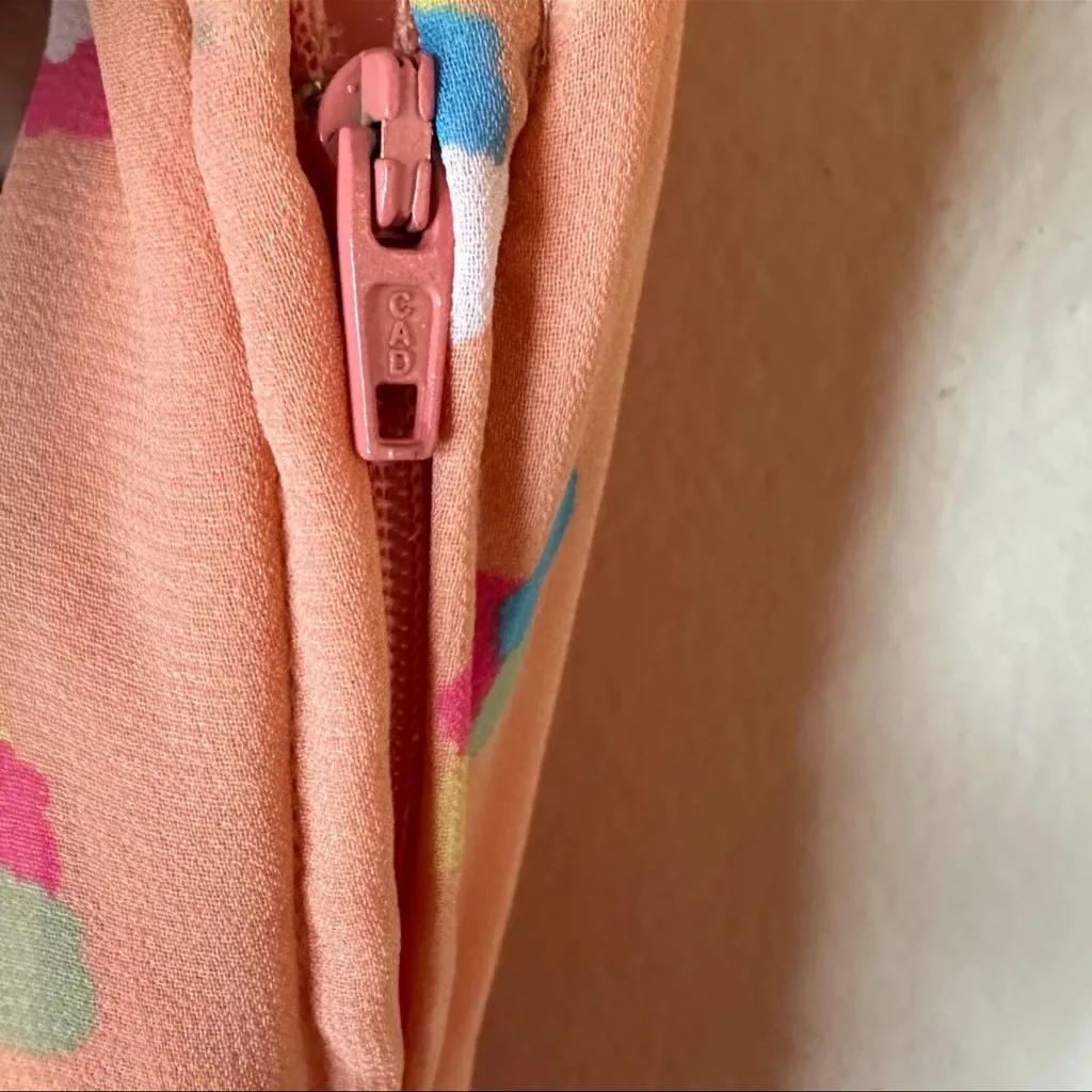 ModCloth Peaches & Cream Birthday Ice Cream Print Sleeveless Dress Size XXS - Image 6