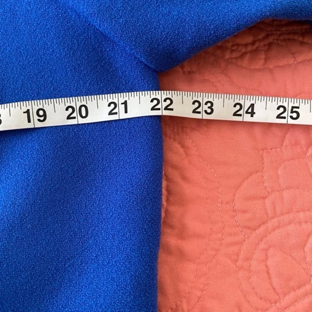 Vinci's Clothiers Cobalt Blue career suit Blazer size 14 skirt size 16 - Image 12