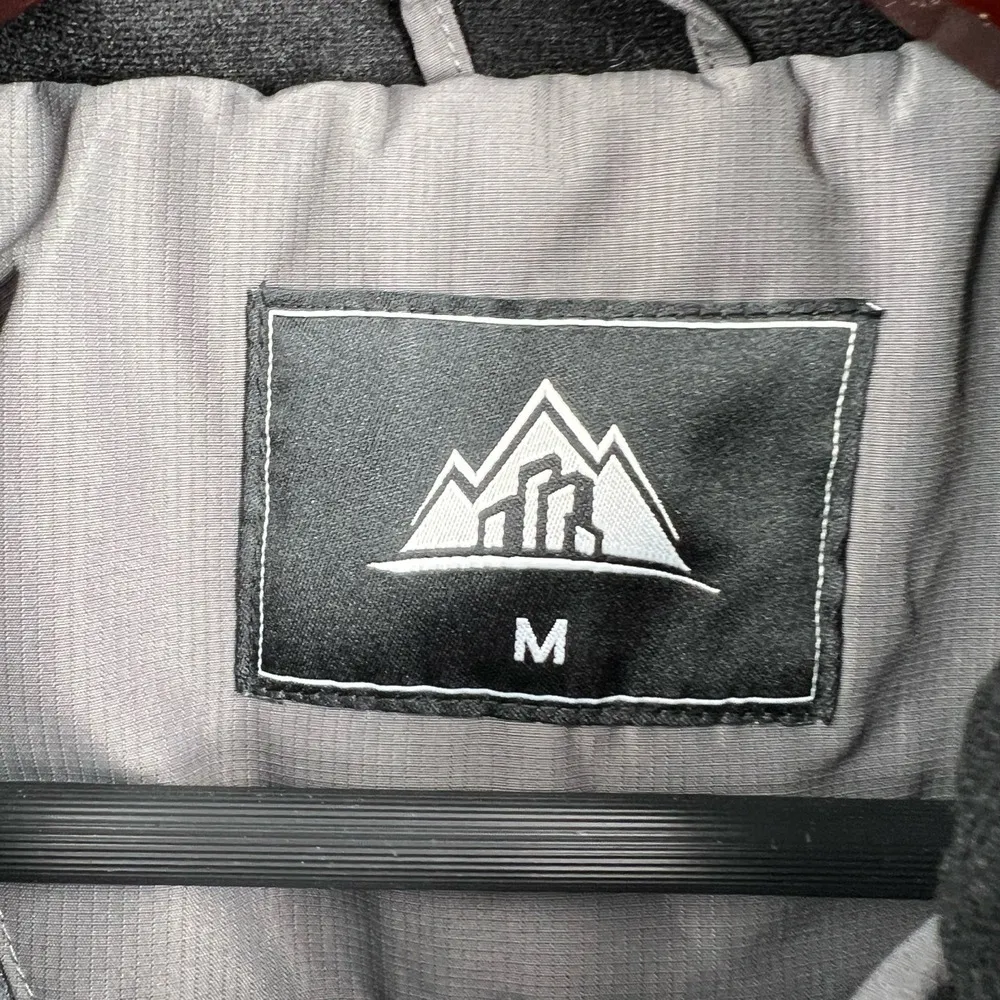 Moerdeng Womens Waterproof Ski Snow Jacket Windbreaker Gray Insulated Zip Med - Image 5