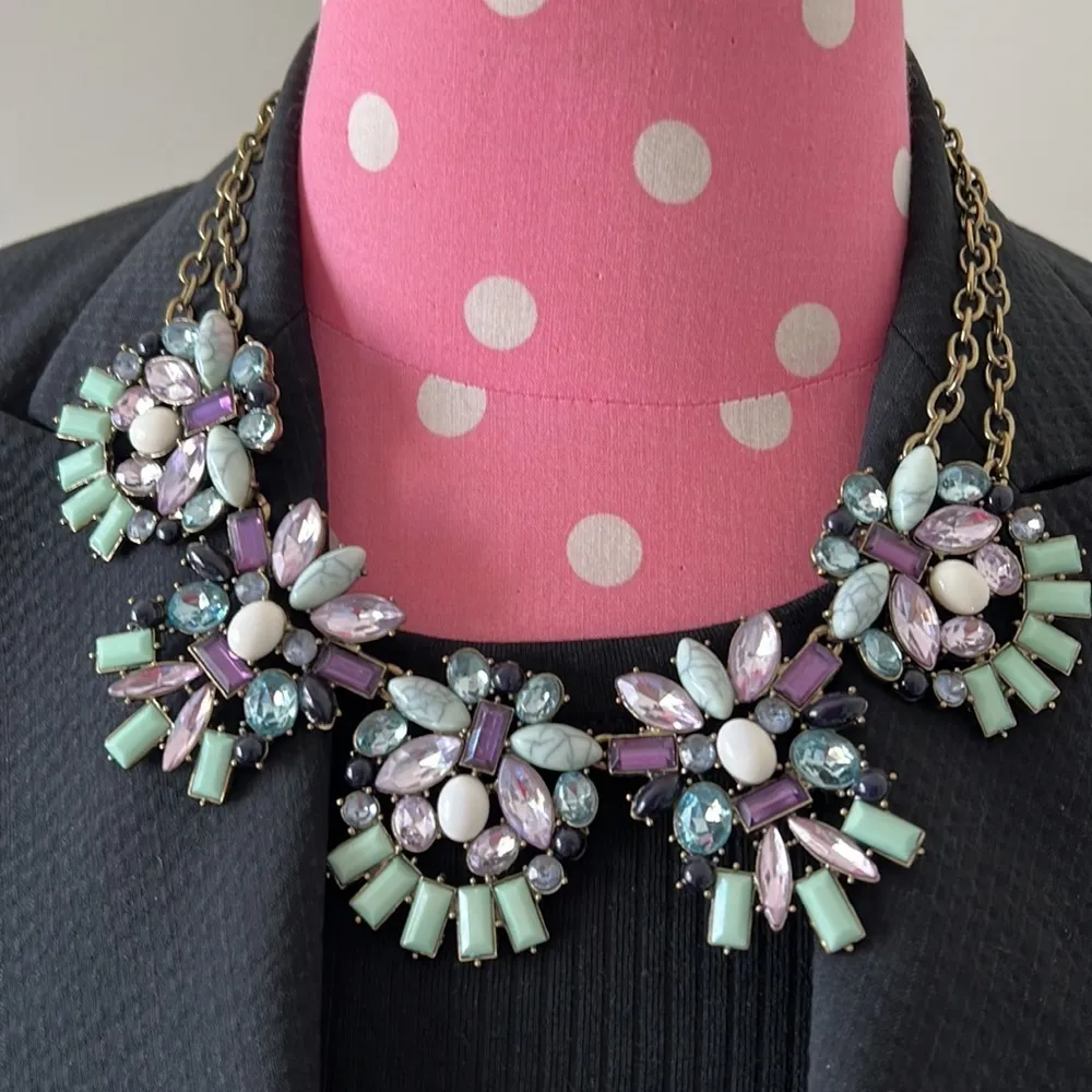 ⭐️SUGARFIX NECKLACE purple and green stones - Image 4