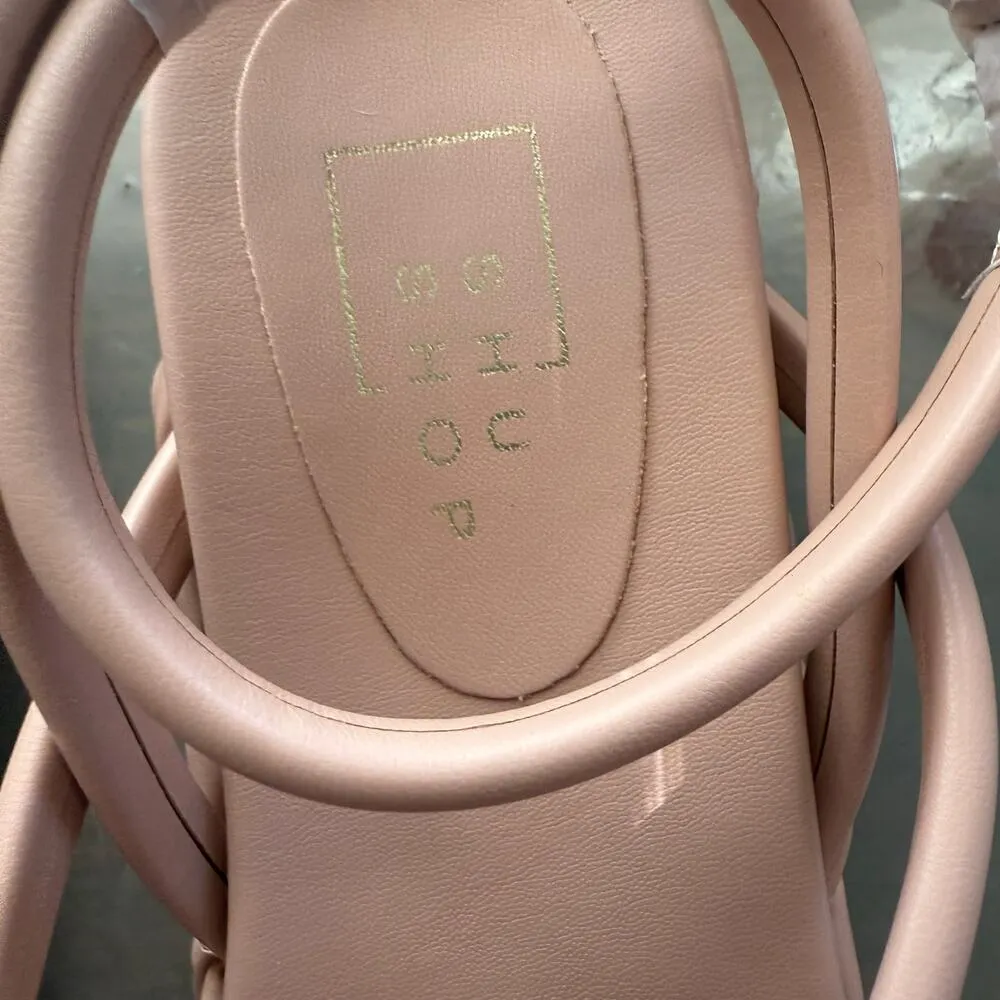 Shu Shop Blush Lilith Platform Sandals Sz 8 NIB Pink - Image 5