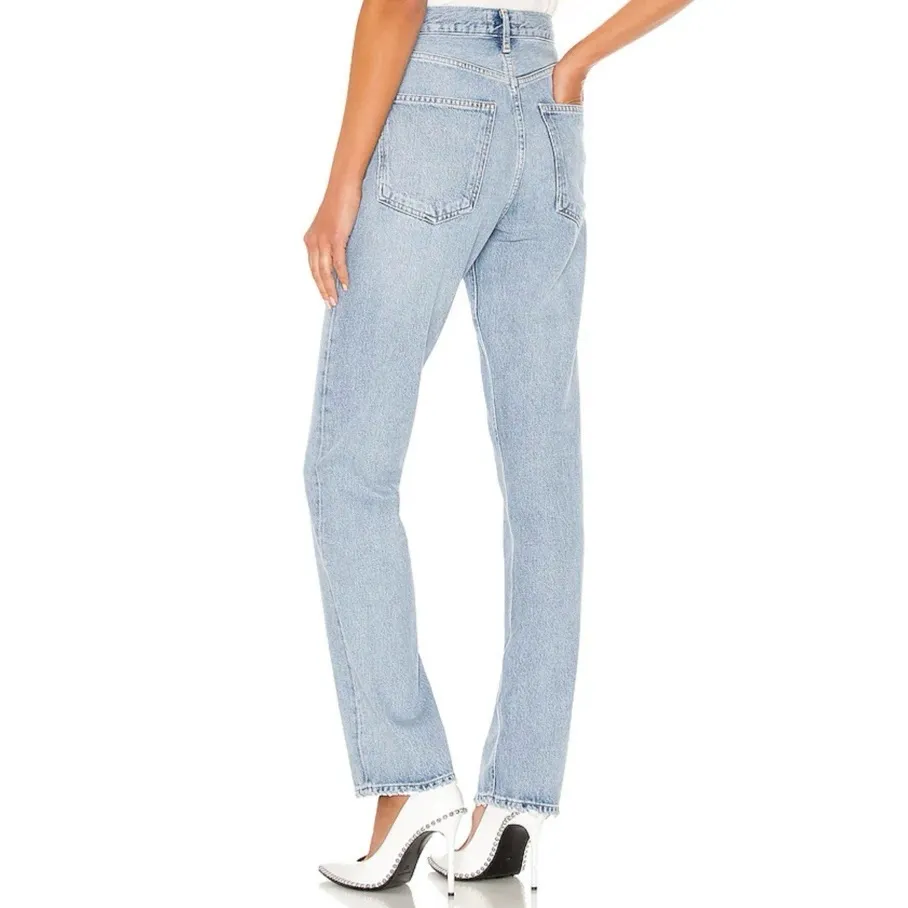 AGOLDE Lana Straight Jeans Riptide - Image 3