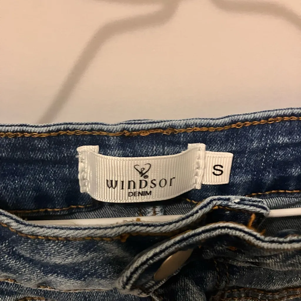 Windsor Blue Denim Mini Skirt - Image 2