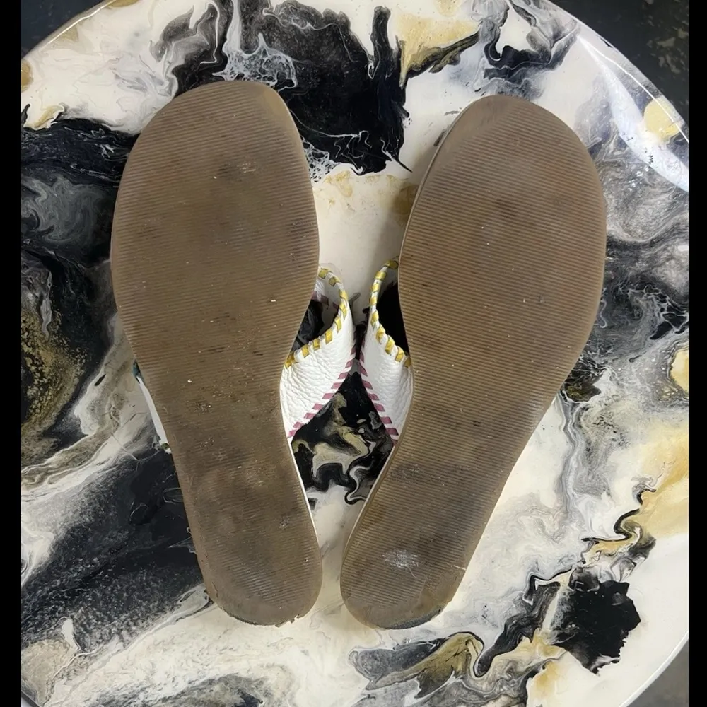 Vintage Y2K Brighton Leather Flip Flop Sandal - Image 11