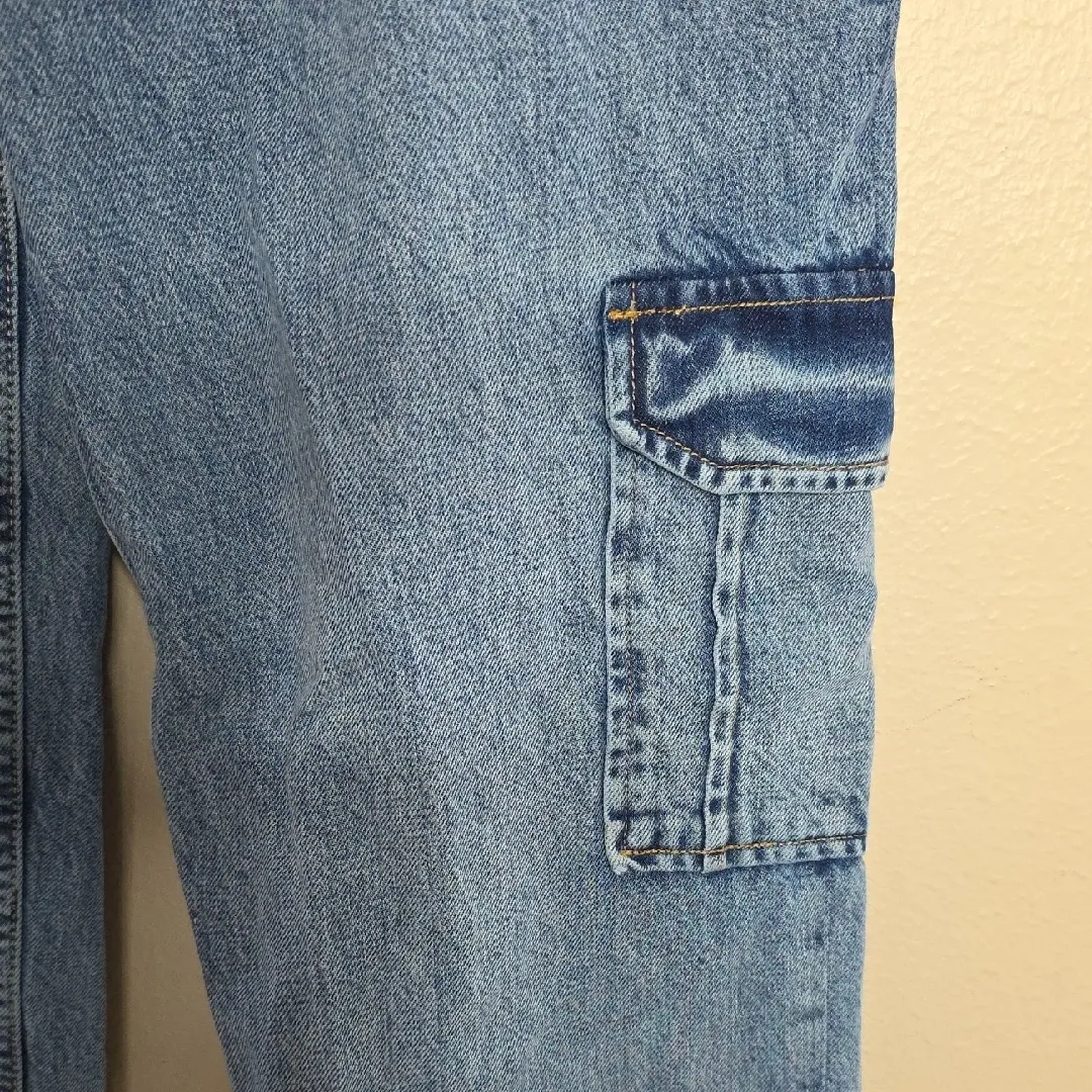 Rails Jeans Speedway Cargo 90s Y2K Boyfriend Baggy Denim Womens Size 31 - Image 4