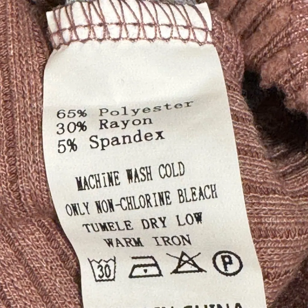 Sunshine & Rodeos Geo‎ Sleeve Sweater M Pink Retro Indie Sleaze Soft Grunge Boho Size M - Image 7