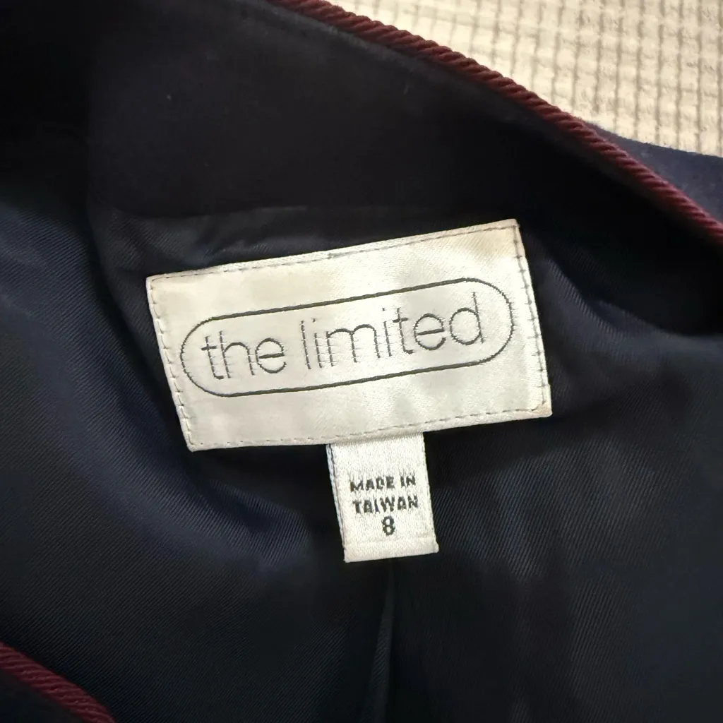 The Limited Vintage Navy Button Down Jacket - Image 6