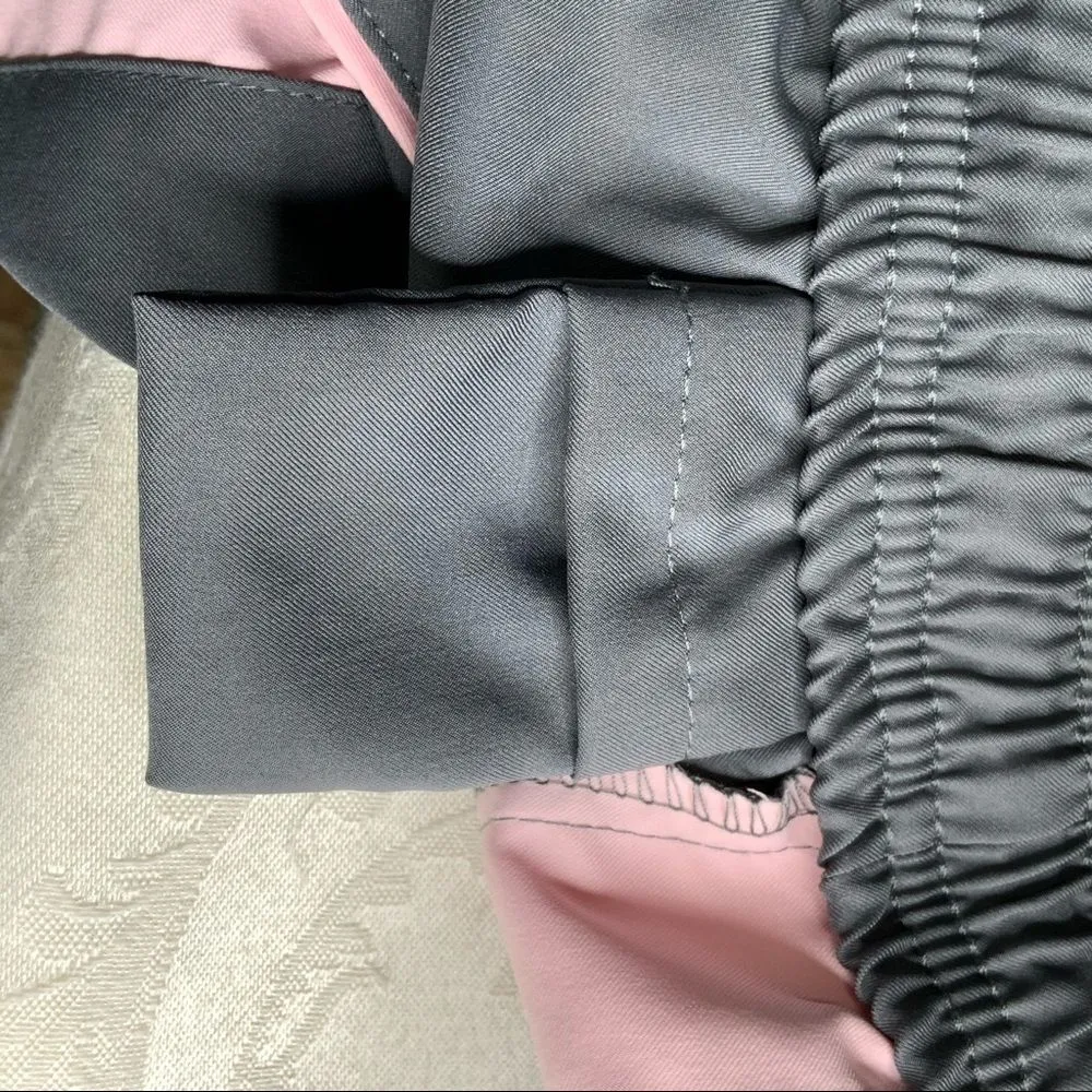 Nike Athletic Gray & Pink Capris With Pockets M - Image 7