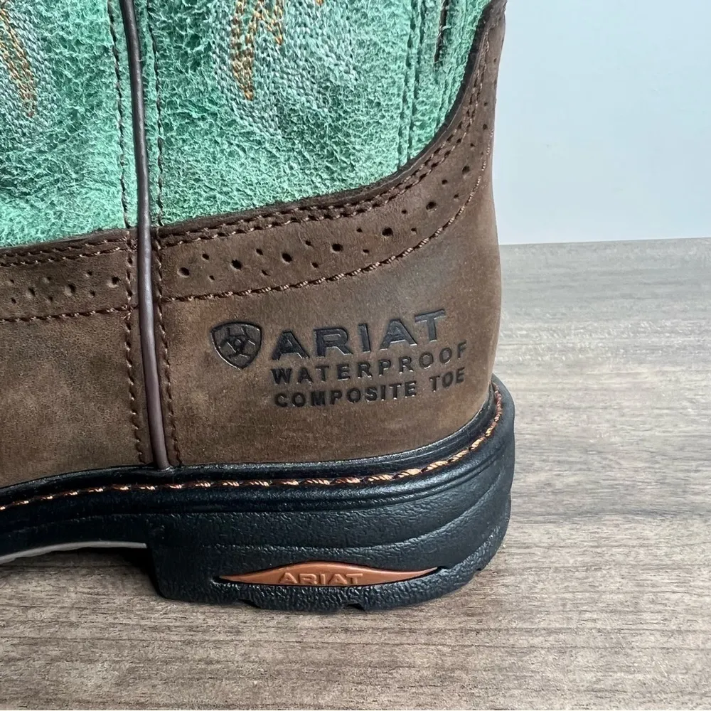 Ariat Women's Pull On H2O Composition Toe Work Boot Size 6.5 #B1104 - Image 6