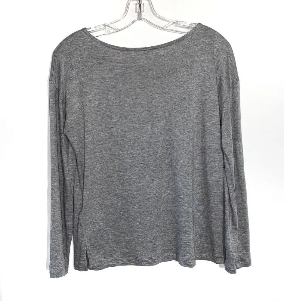 Madewell Light Gray Long Sleeve Shirt XS - Image 5