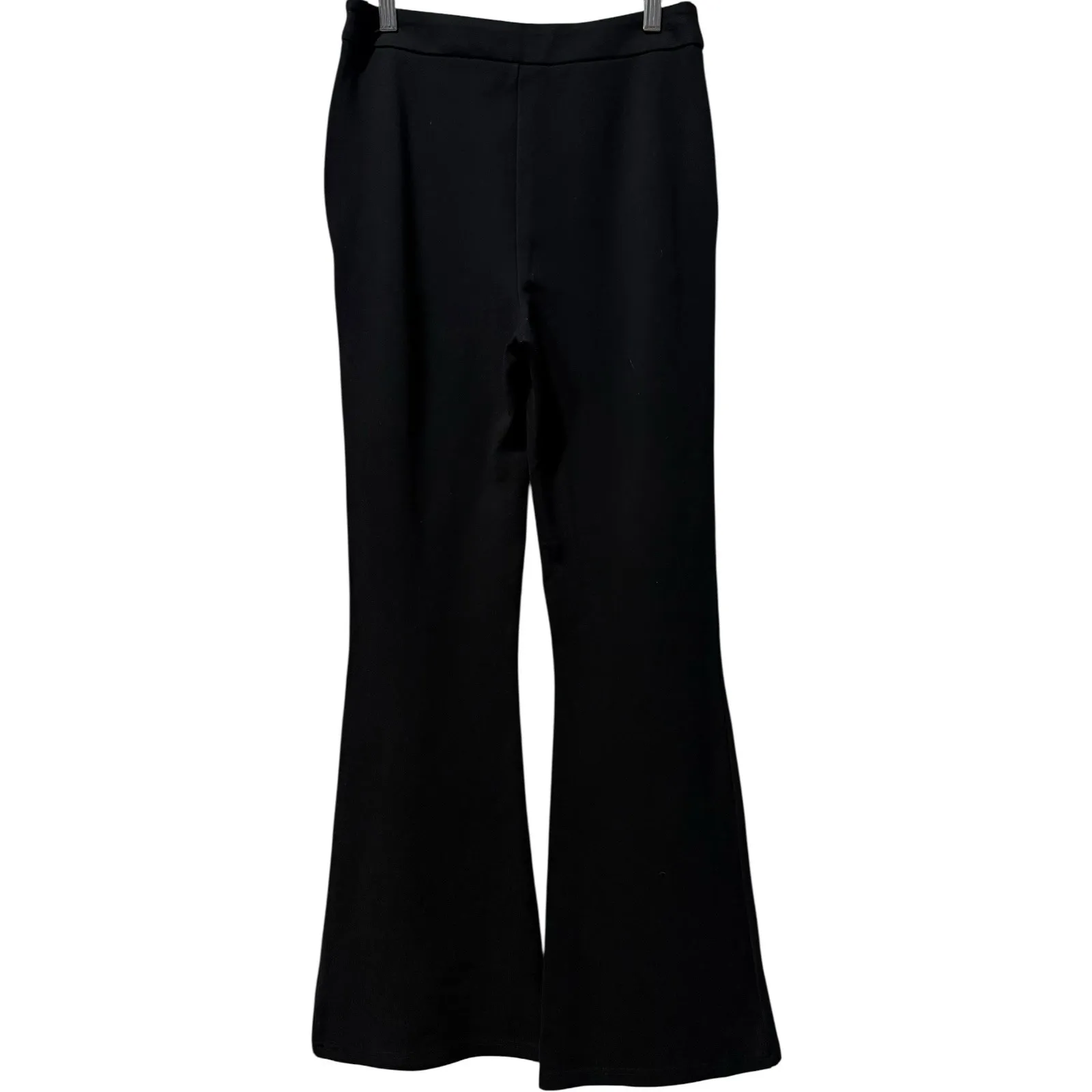 Central Park West Bloomingdales Black Ponte Flare Leg  Stretchy‎ Size Small $229 - Image 2
