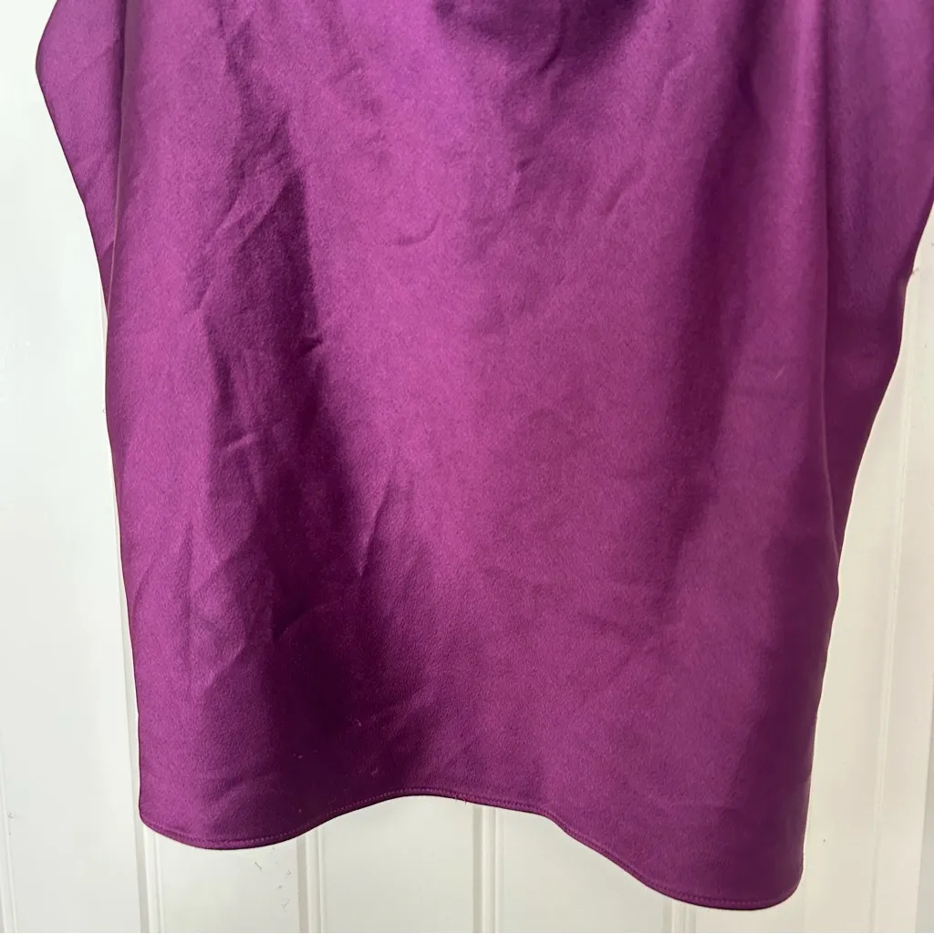 Alice + Olivia Elegant Purple Satin Cami Top - Image 5