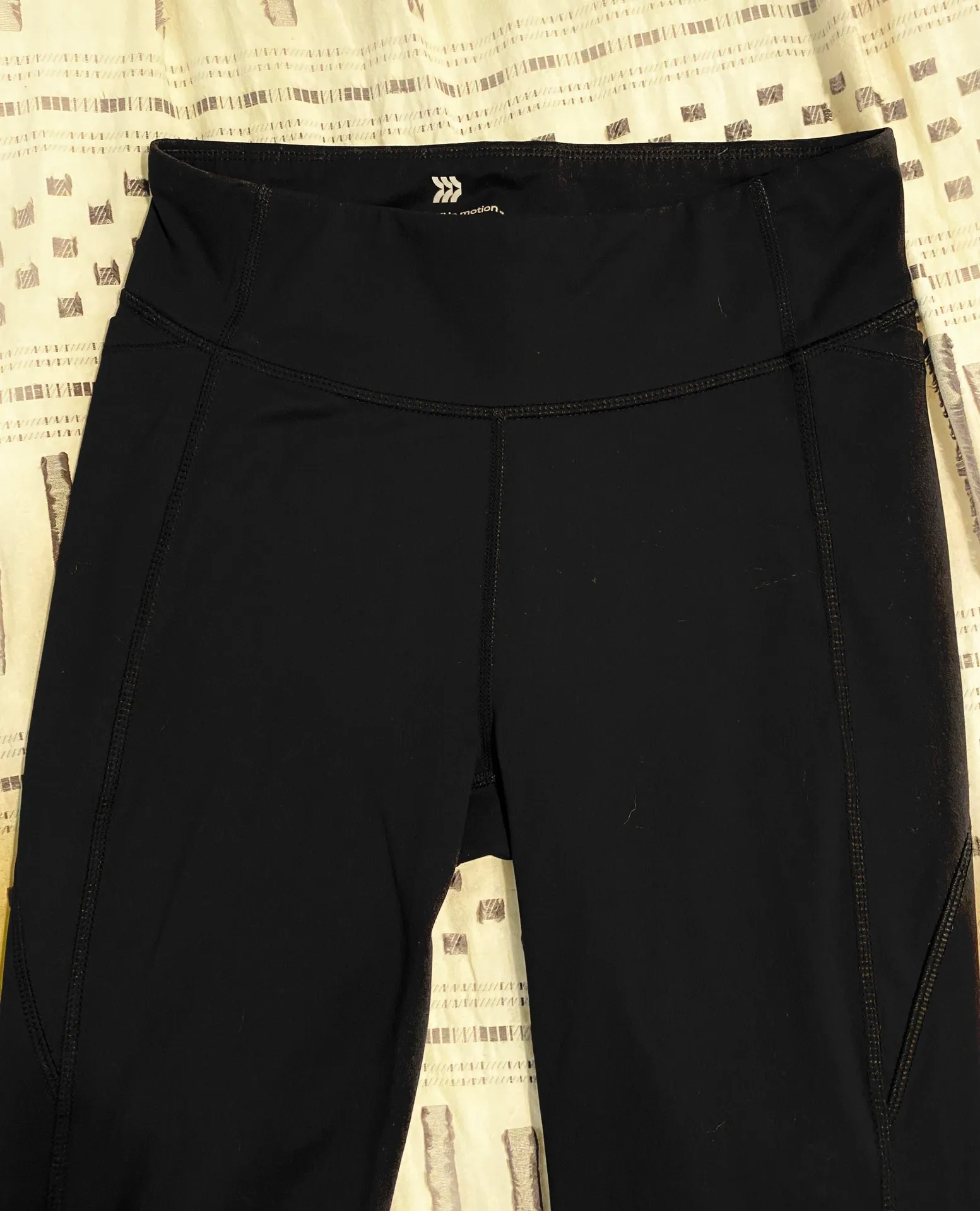 Black Flare Leggings Size XS - Image 7