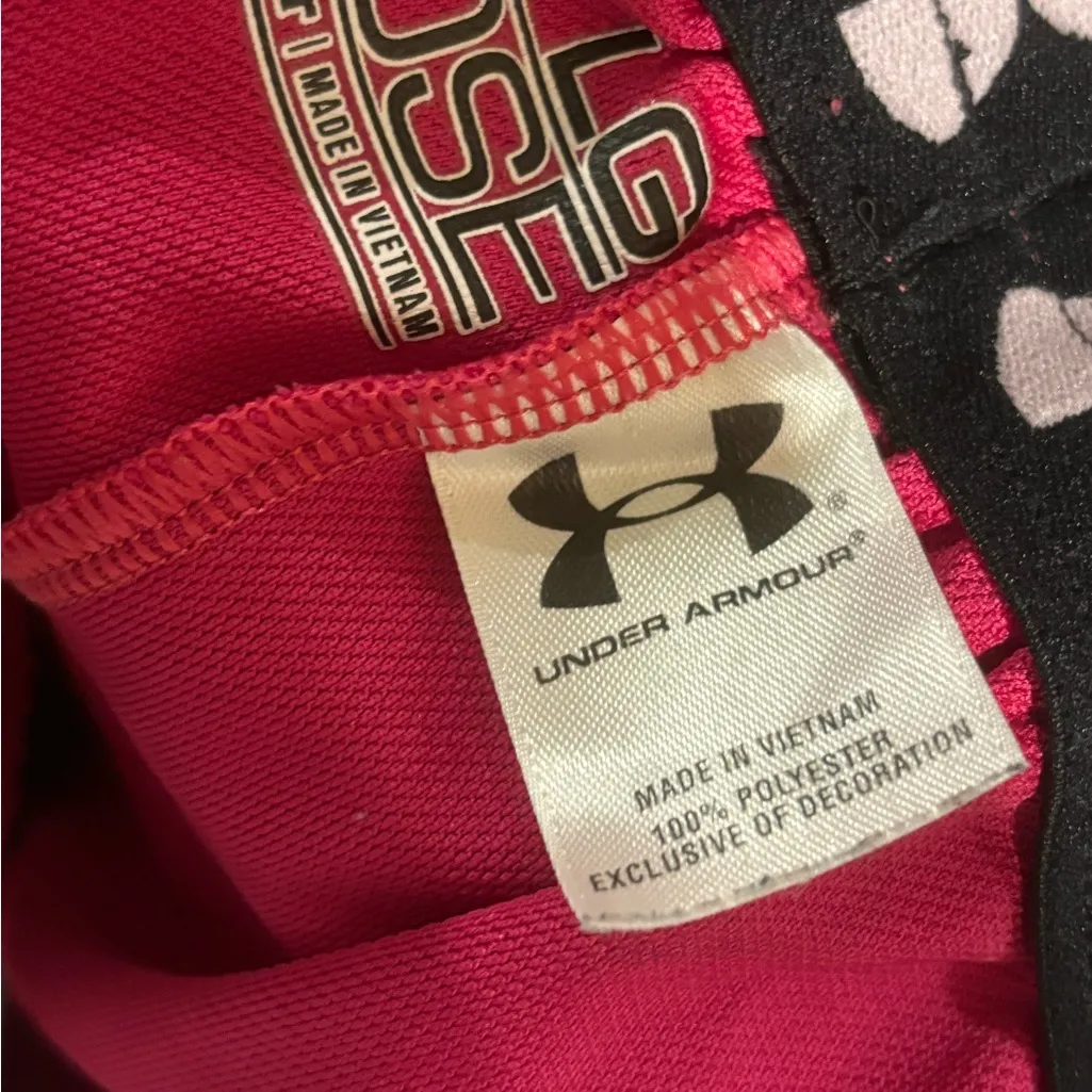 Under Armour Woman’s Pink Sporty Running Loose Fit Shorts Size Large - Image 5