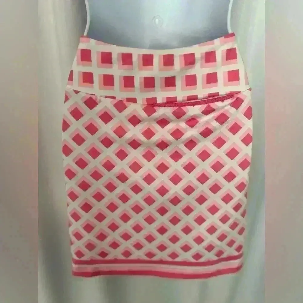 Golftini Golf Skort Tic Tac Toe Skort (581) Pink - Image 3