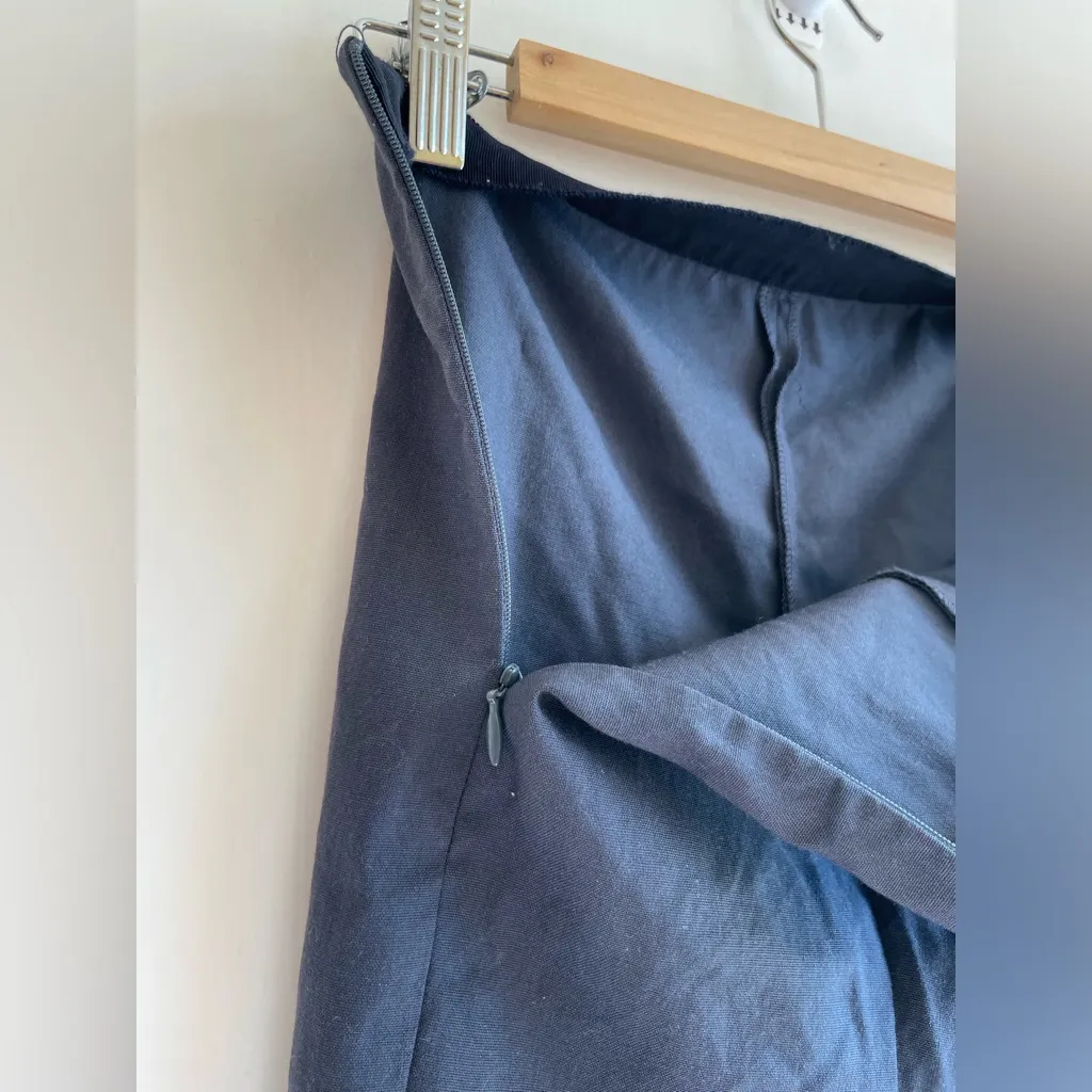 The Row Cigarette Leg Pants Slit Ankle 4 Charcoal Gray Quiet Luxury Capsule - Image 6