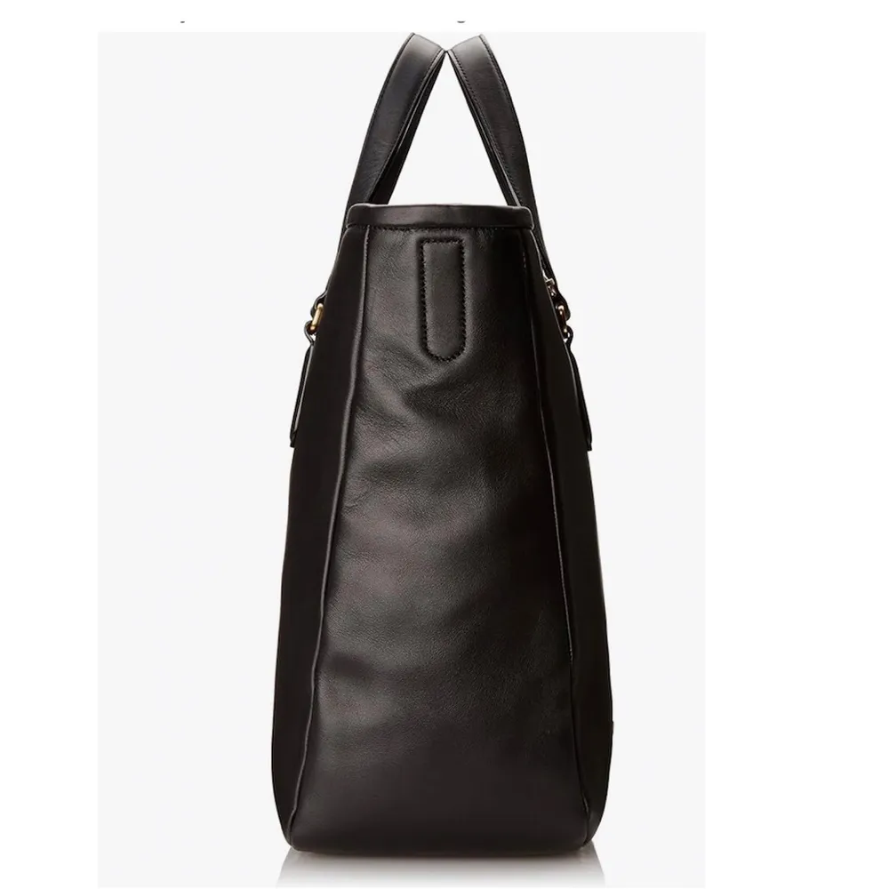 MARC JACOBS Luna Black Leather Top Handle Crossbody Tote Gold Hardware LIKE NEW - Image 14