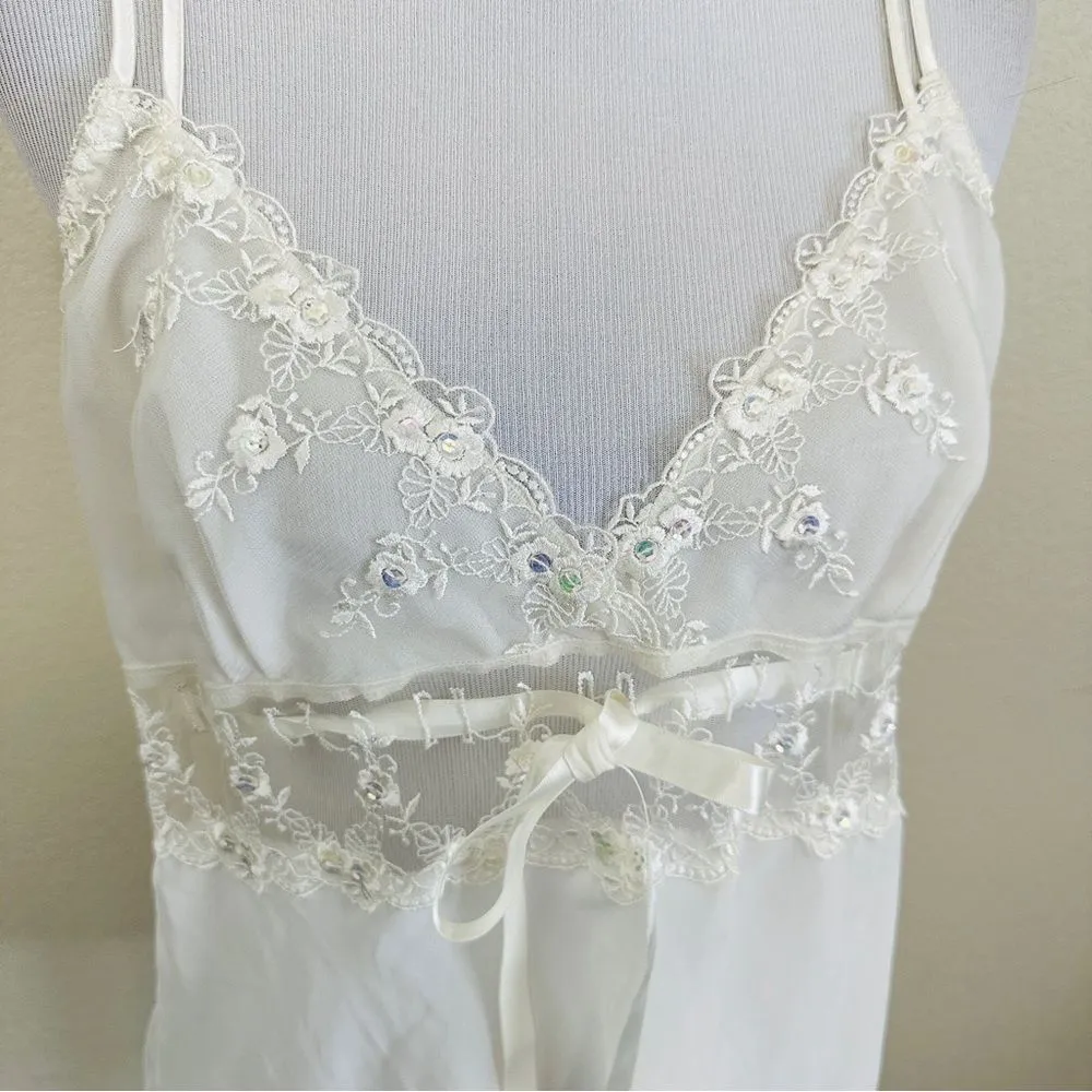 Secret Treasures 90s/Y2K Babydoll Lingerie Tank Top - Image 5
