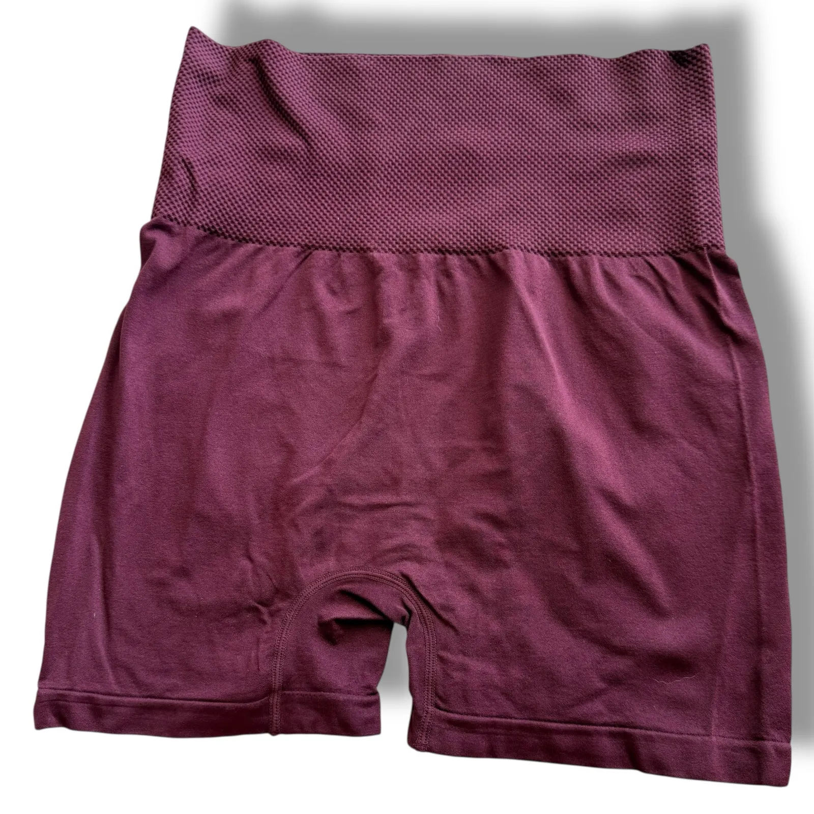 Zenana Outfitters Burgundy Shapewear Shorts Bottoms 1X 2X Plus Size‎ - Image 2