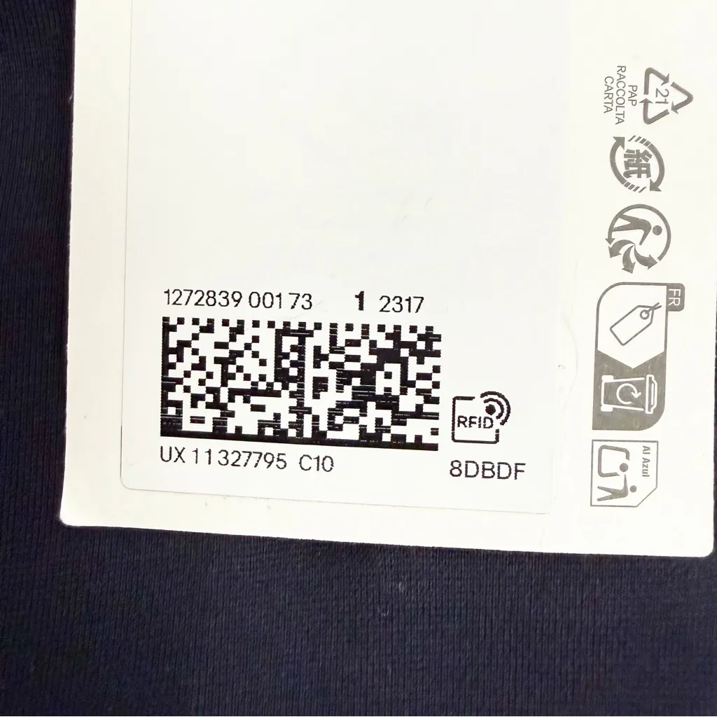 COS Jersey Polo Mini Dress Navy Blue Minimalist Contemporary Academia - Image 10