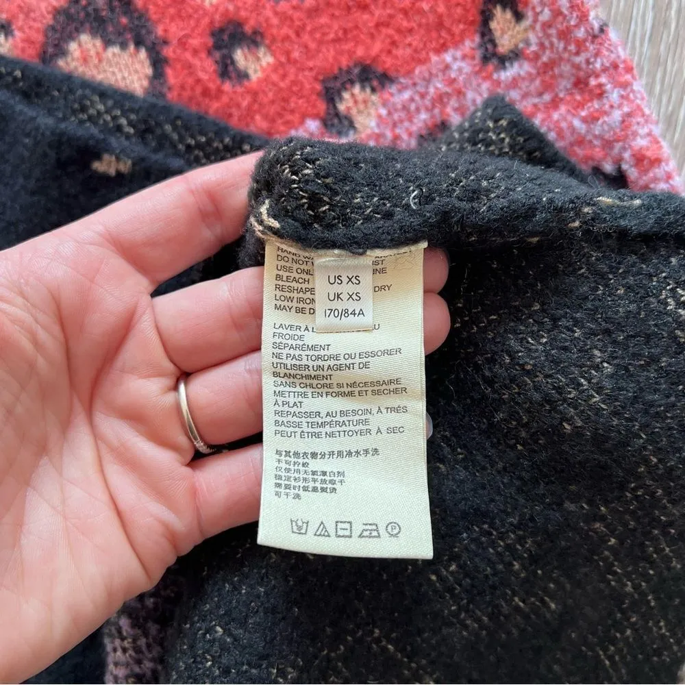 Anthropologie‎ maeve leopard print wool blend pencil skirt women’s size XS - Image 6