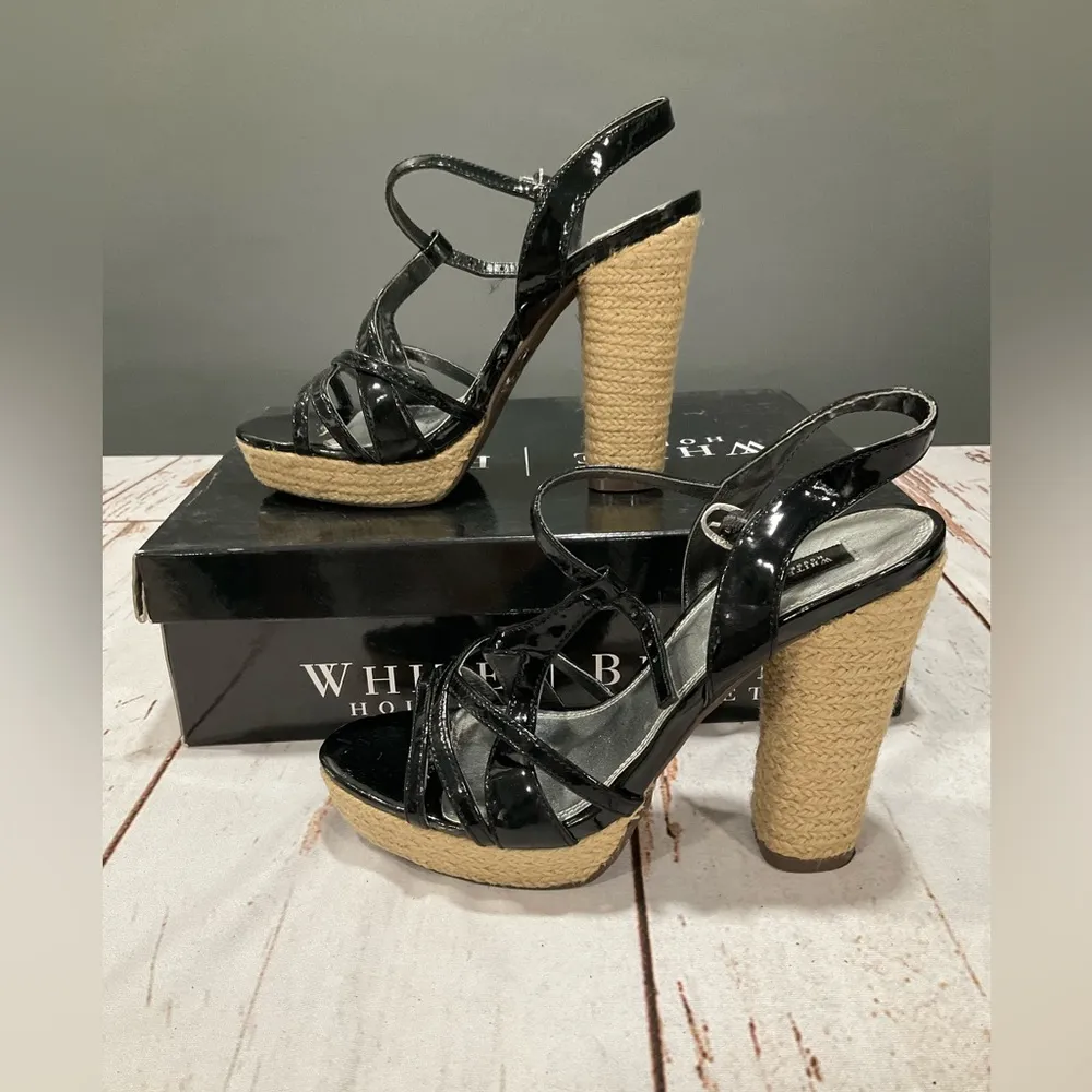 WHITE HOUSEE BLACK MARKET STRAPPY HEELS - Image 2