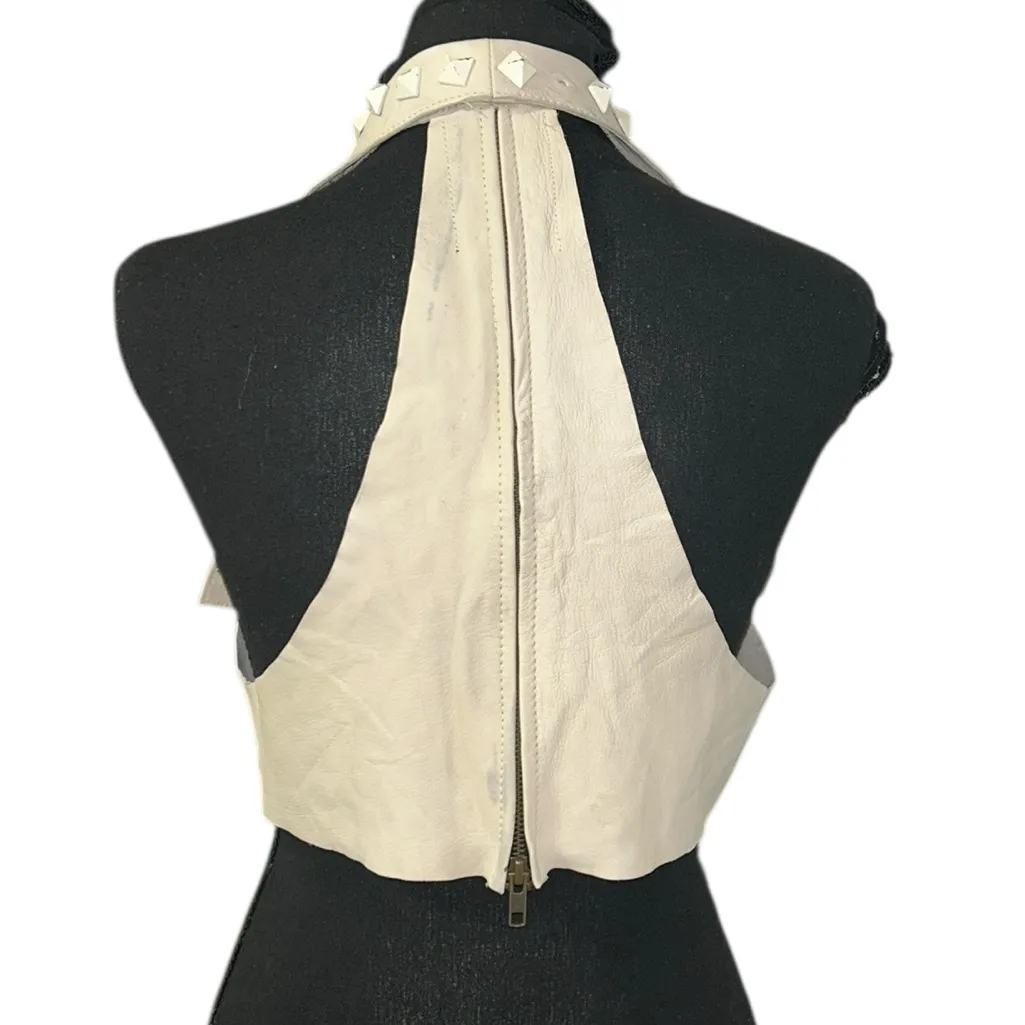 One Teaspoon Beige Fringe Vest(Size 10) - Image 4