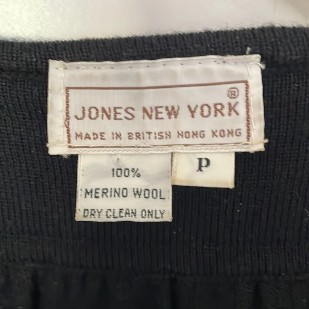 Vintage Jones New York Merino Wool Sweater Dress Small Petite - Image 5
