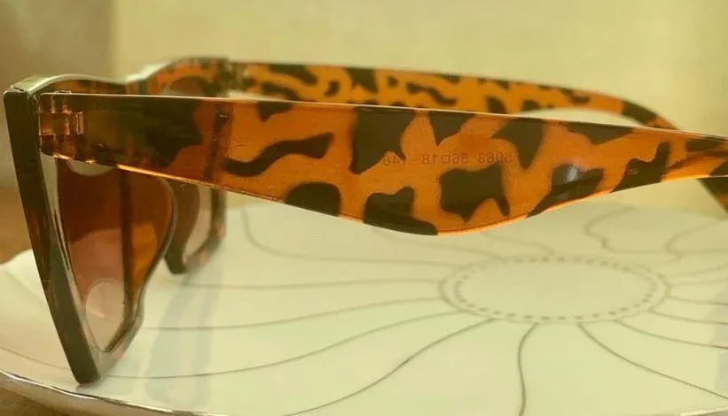 Leopard Print Sunglasses Cat Eye - Image 4