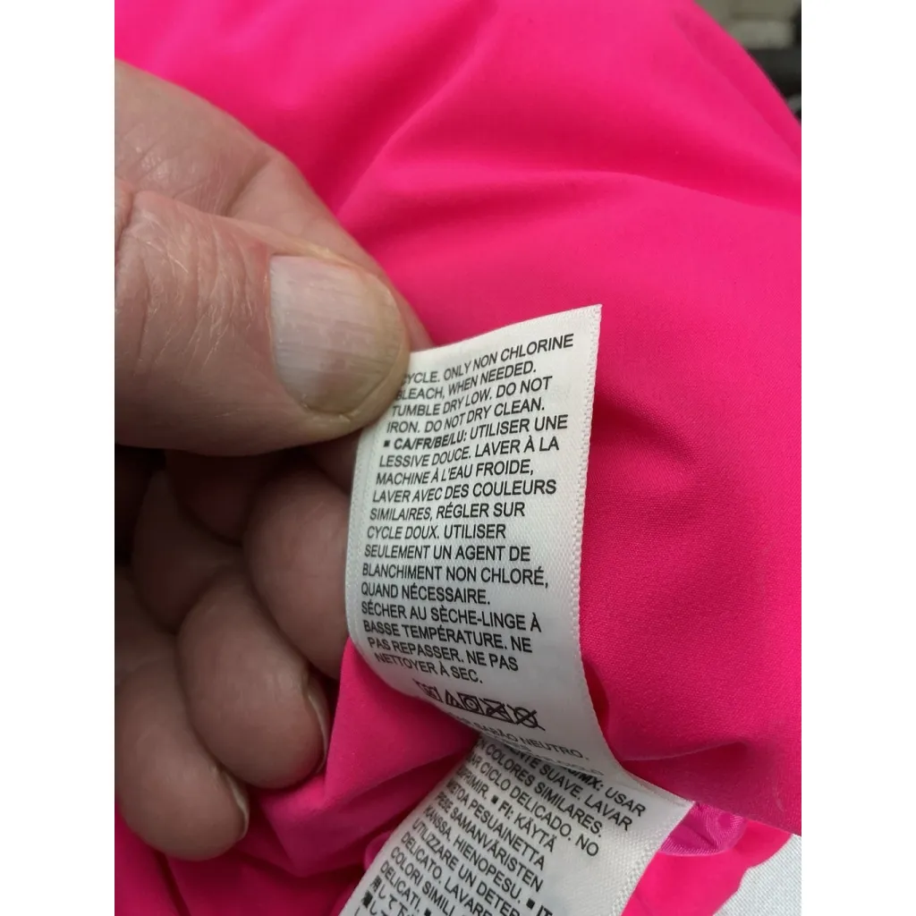 Womans NWT Amazon Essentials Cropped Puffer Winter Jacket 4X Pink - Image 8