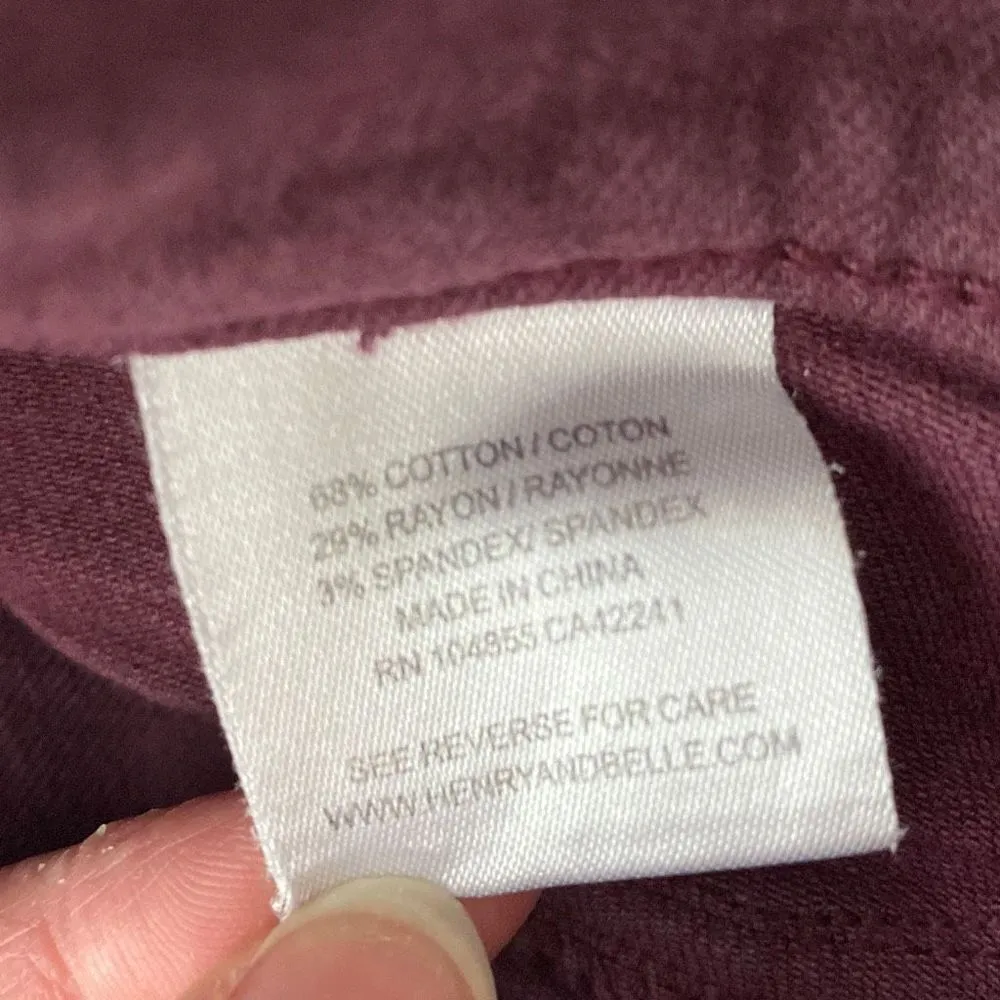 Lila Ryan  Womens Super Skinny Denim Jeans Dark Purple Size 26 - Image 11