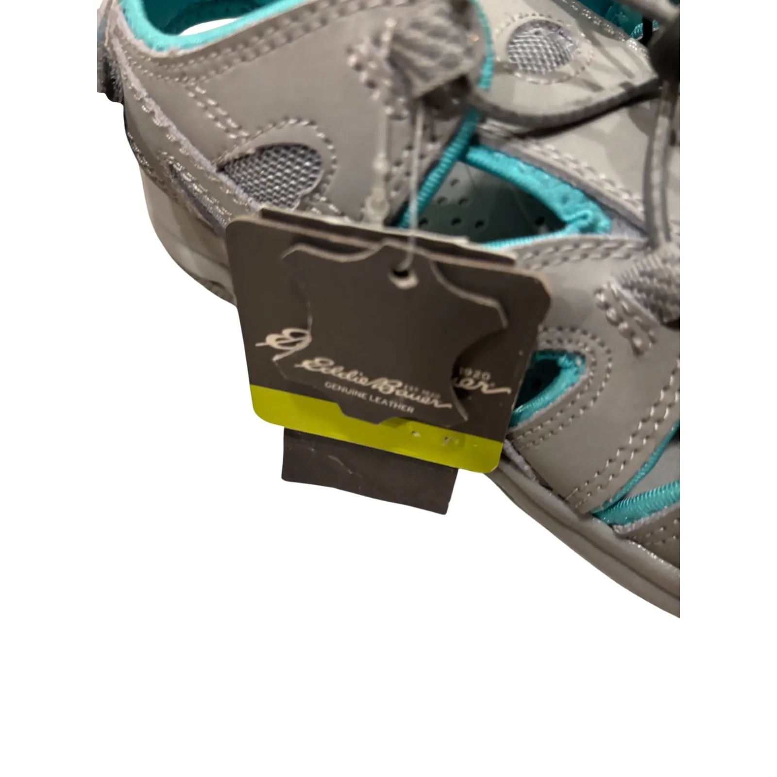 Eddie Bauer Mary Blakely Fisherman Water Sandal Shoe Gray Teal New NWT Sz 8 - Image 5