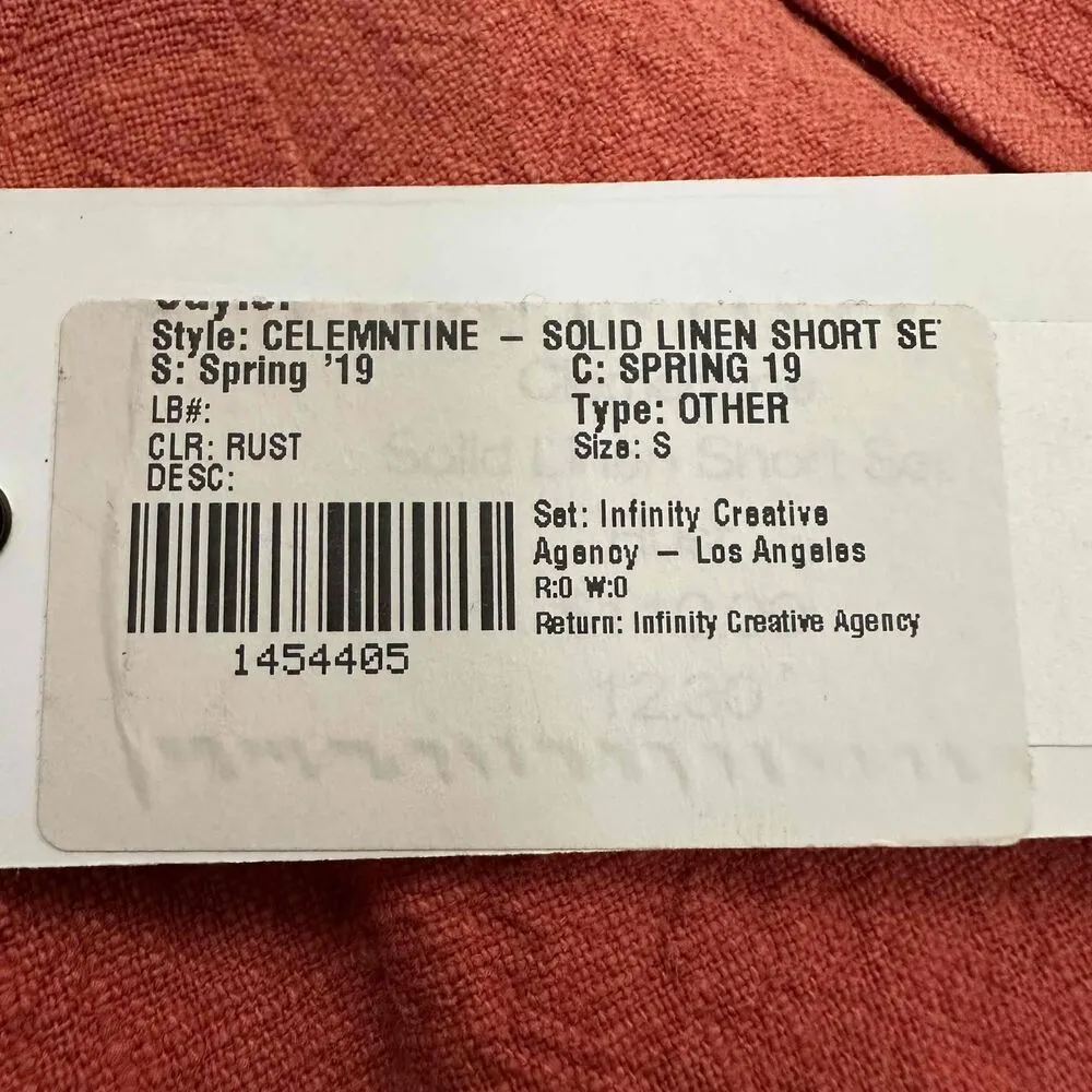 NWT Saylor Rust Tie Waist Clementine Shorts Size Small - Image 3